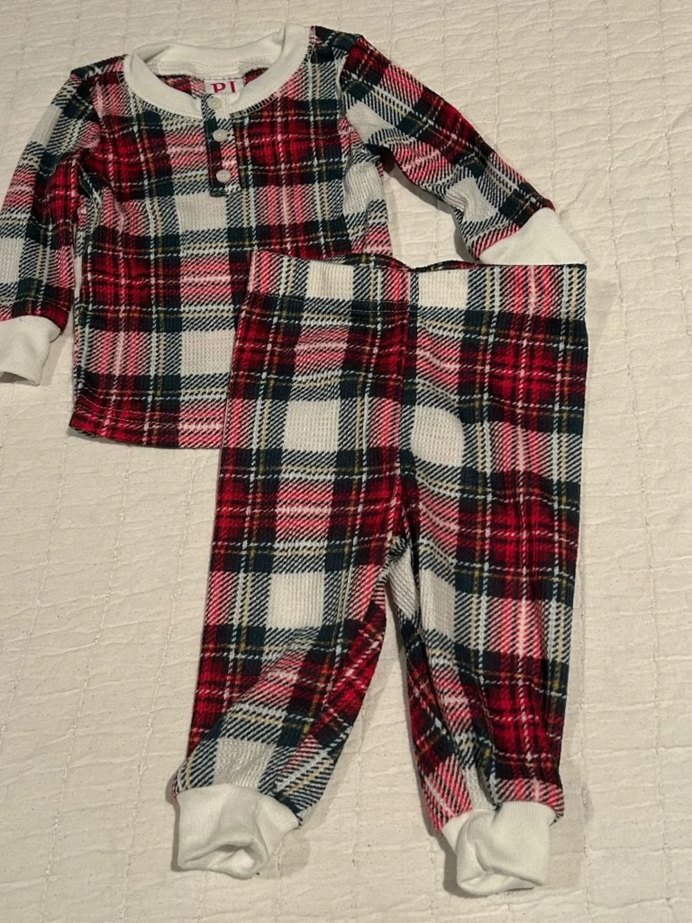 Red & Black PJ Set 3-6m